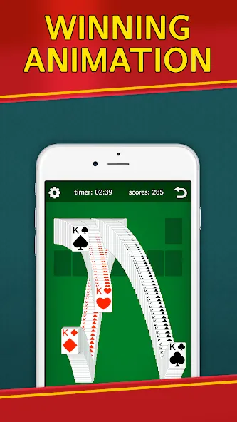 Classic Solitaire Klondike [МОД Все открыто] APK Android Screenshot 4