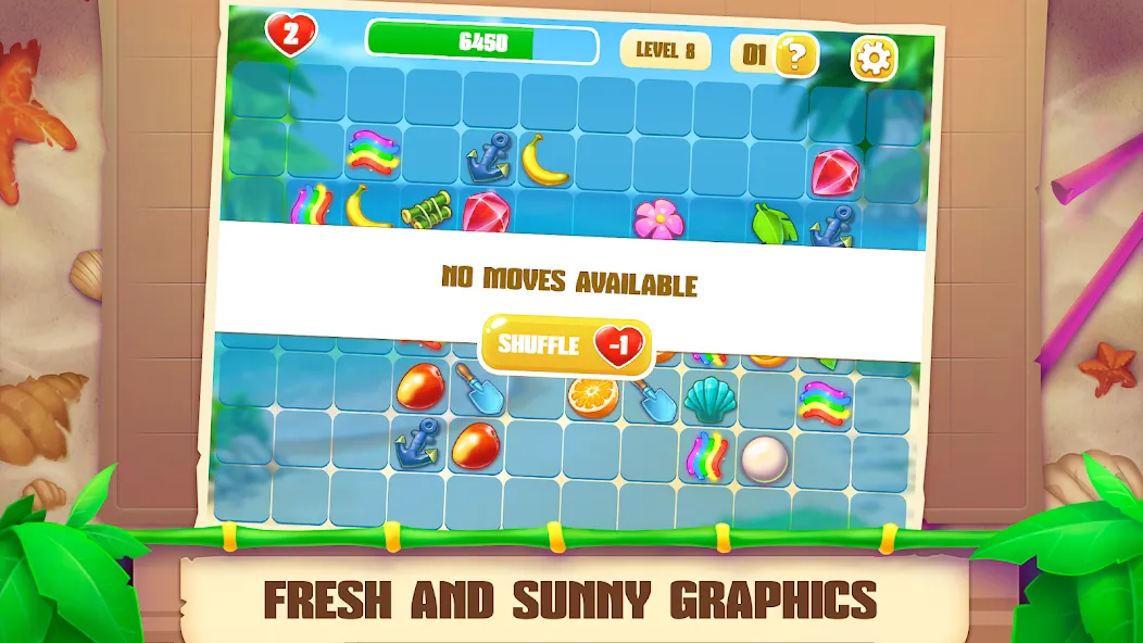 Onet Paradise: connect 2 tiles (Онет Парадайз) [МОД Mega Pack] APK Android Screenshot 3