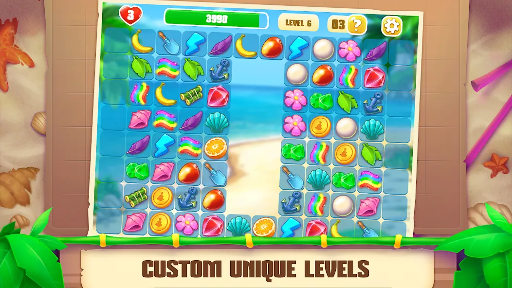 Onet Paradise: connect 2 tiles (Онет Парадайз) [МОД Mega Pack] APK Android Screenshot 5