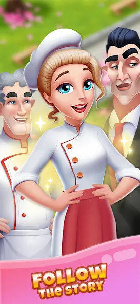 Merge Restaurant: Makeover (Мерж Ресторан) [МОД Все открыто] APK Android Screenshot 3