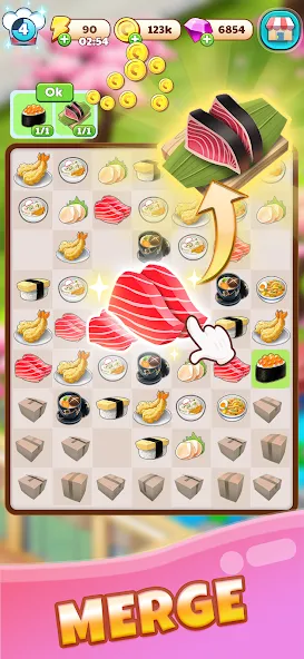 Merge Restaurant: Makeover (Мерж Ресторан) [МОД Все открыто] APK Android Screenshot 5