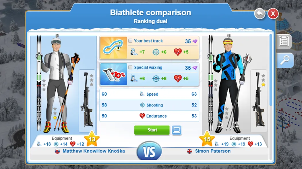 Biathlon Mania (Биатлон Мания) [МОД Меню] APK Android Screenshot 5