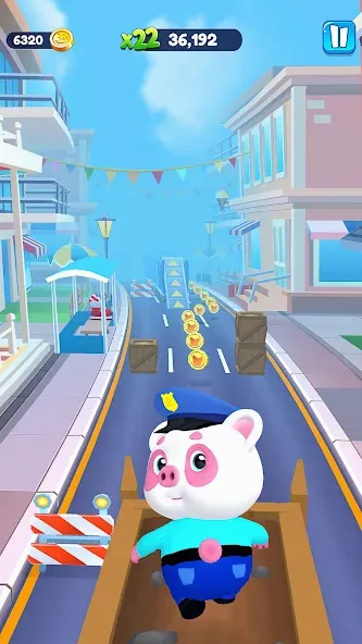 Piggy Panda Run: Fun Game [МОД Unlocked] APK Android Screenshot 4