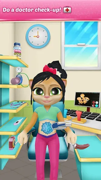 Pregnant Talking Cat Emma [МОД Premium] APK Android Screenshot 3