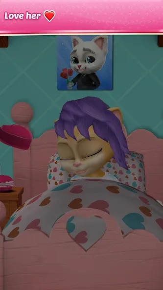 Pregnant Talking Cat Emma [МОД Premium] APK Android Screenshot 5