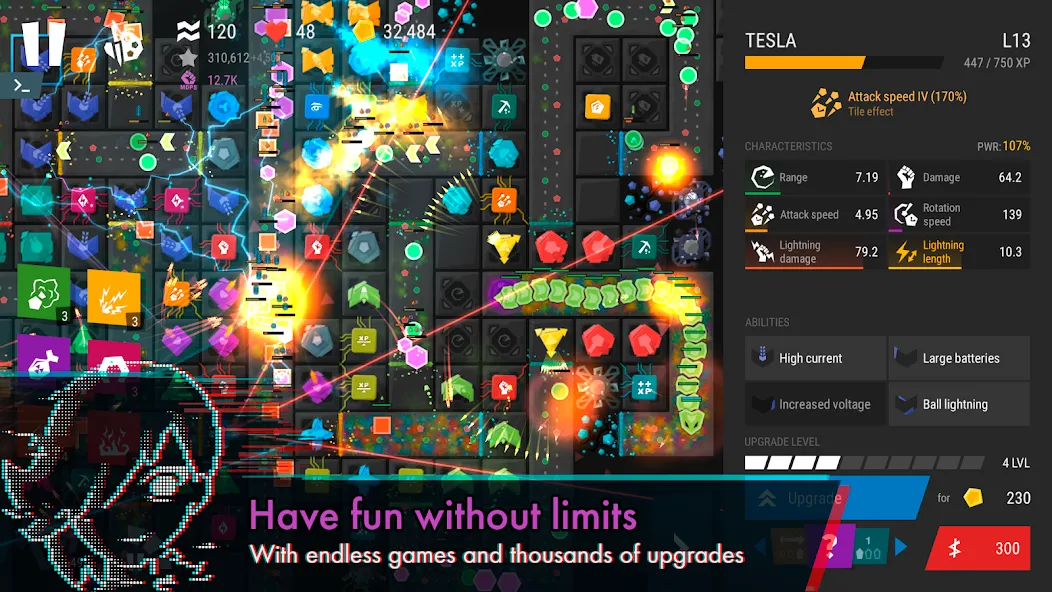 Infinitode 2 - Tower Defense (Инфинитод 2) [МОД Premium] APK Android Screenshot 5