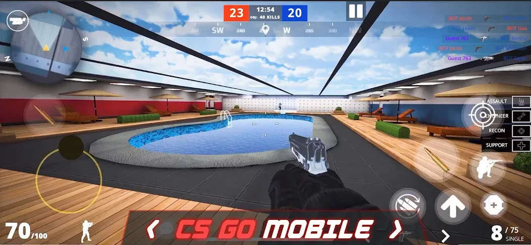 Epic Battle CS:FPS Mobile Game [МОД Много денег] APK Android Screenshot 1