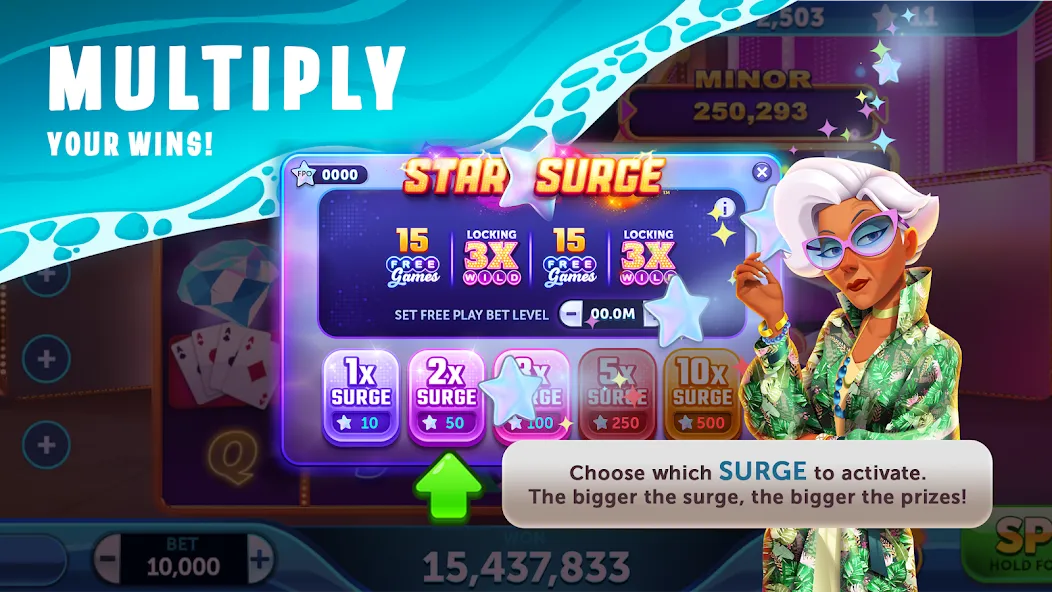 Paradise Fortune Casino Slots (Парадиз Форчун Казино Слотс) [МОД Все открыто] APK Android Screenshot 4