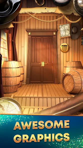 Puzzle 100 Doors - Room escape [МОД Бесконечные монеты] APK Android Screenshot 3