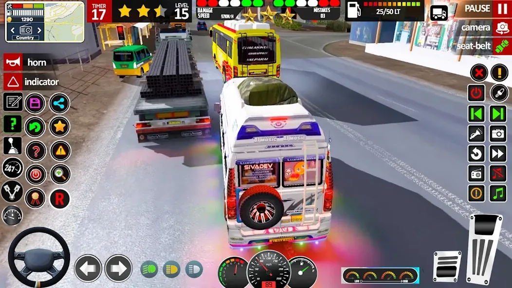 Euro Coach Bus Simulator 3D (Паблик Коуч Бас Драйвинг 3Д) [МОД Unlocked] APK Android Screenshot 3