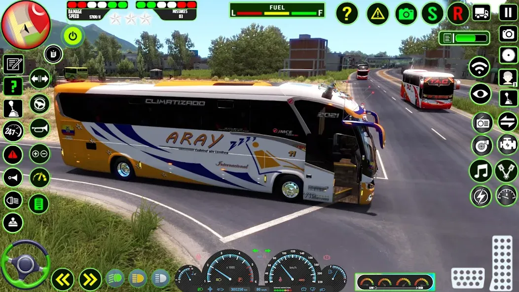 Euro Coach Bus Simulator 3D (Паблик Коуч Бас Драйвинг 3Д) [МОД Unlocked] APK Android Screenshot 4