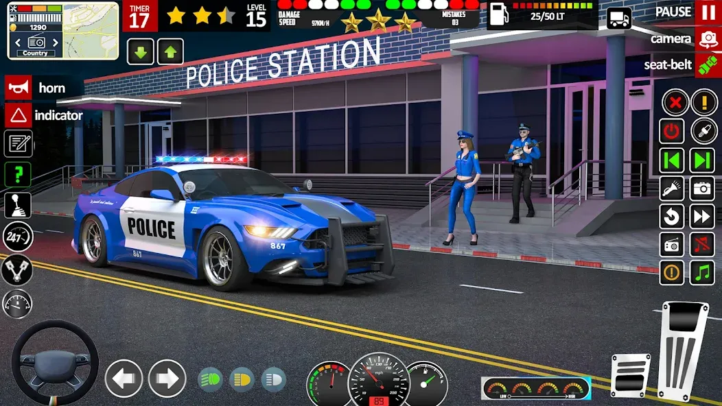 City Police Car Driving Games [МОД Много денег] APK Android Screenshot 1