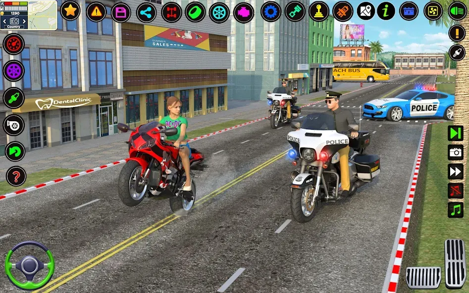 City Police Car Driving Games [МОД Много денег] APK Android Screenshot 3