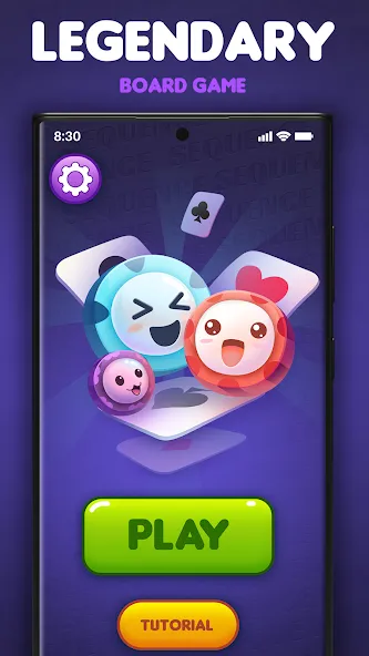 One-Eyed Jack: Card game (Сиквенс) [МОД Много денег] APK Android Screenshot 2