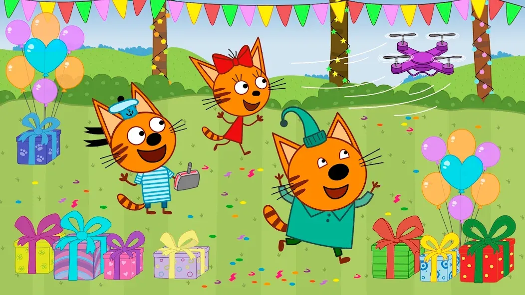 Kid-E-Cats: Kids birthday [МОД Бесконечные монеты] APK Android Screenshot 3