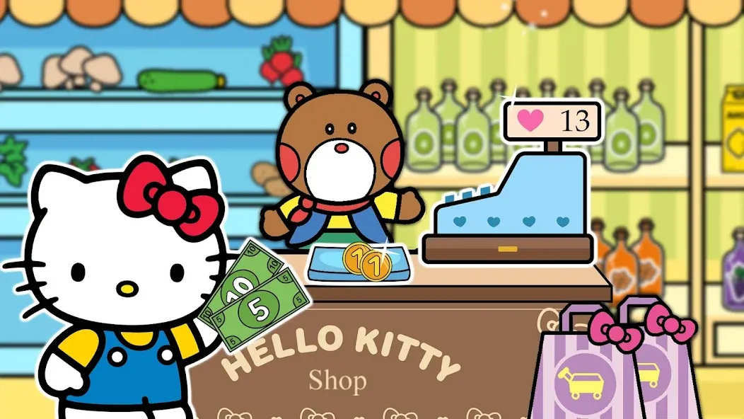 Hello Kitty: Kids Supermarket (Хеллоу Китти) [МОД Все открыто] APK Android Screenshot 3