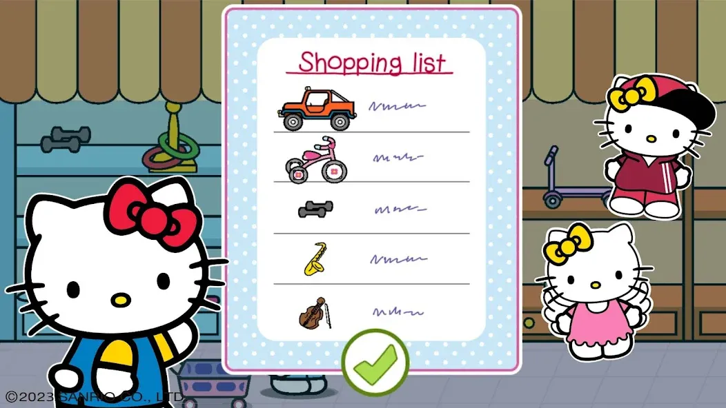 Hello Kitty: Kids Supermarket (Хеллоу Китти) [МОД Все открыто] APK Android Screenshot 4