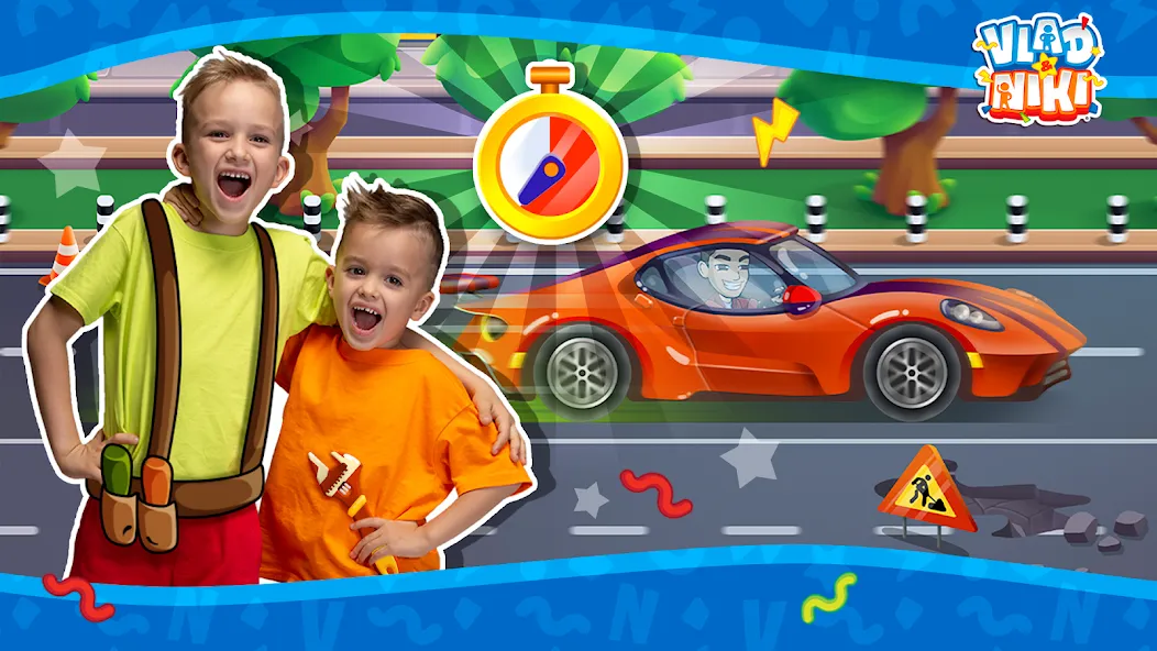 Vlad and Niki: Car Service [МОД Mega Pack] APK Android Screenshot 4