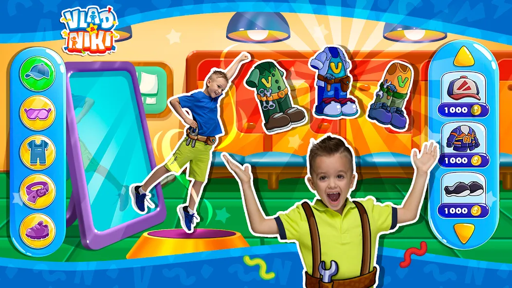 Vlad and Niki: Car Service [МОД Mega Pack] APK Android Screenshot 5