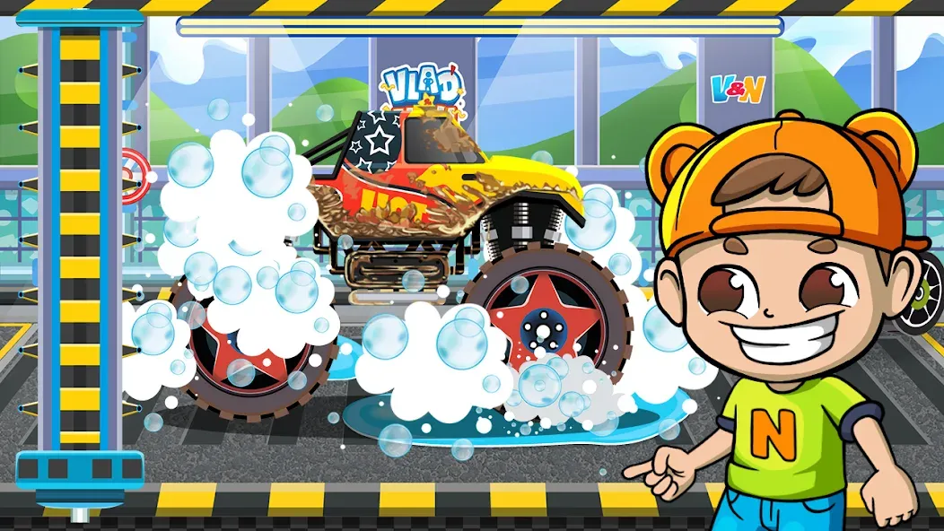 Monster Truck Vlad & Niki [МОД Много денег] APK Android Screenshot 3