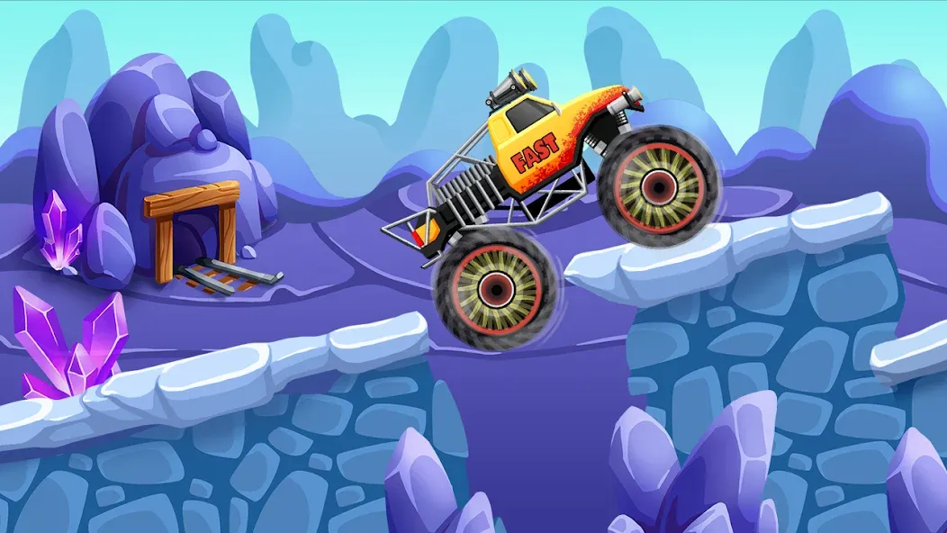 Monster Truck Vlad & Niki [МОД Много денег] APK Android Screenshot 4