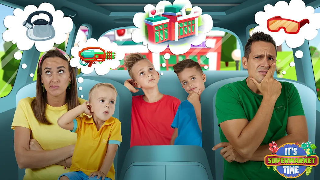 Vlad & Niki Supermarket game [МОД Много денег] APK Android Screenshot 2