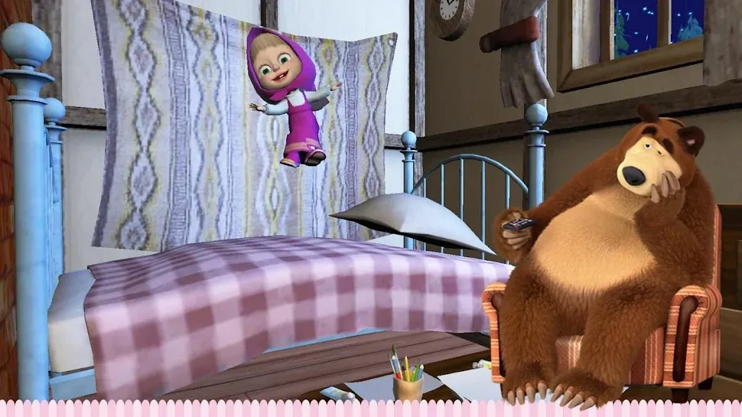 Masha and the Bear: Good Night [МОД Меню] APK Android Screenshot 3
