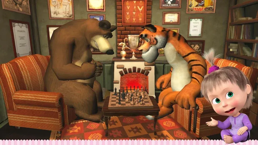 Masha and the Bear: Good Night [МОД Меню] APK Android Screenshot 5
