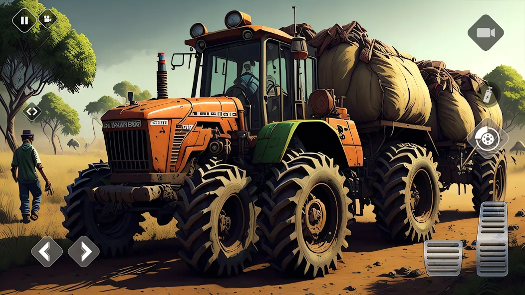 Tractor Driving Games: Farming [МОД Меню] APK Android Screenshot 2
