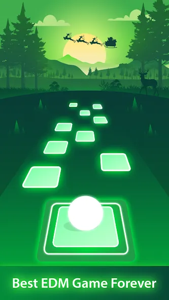 Magic Ball Tiles Hop Music Run (Меджик Бол Тайлз Хоп Мьюзик Ран) [МОД Unlocked] APK Android Screenshot 1