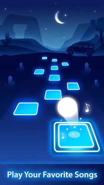 Magic Ball Tiles Hop Music Run (Меджик Бол Тайлз Хоп Мьюзик Ран) [МОД Unlocked] APK Android Screenshot 2