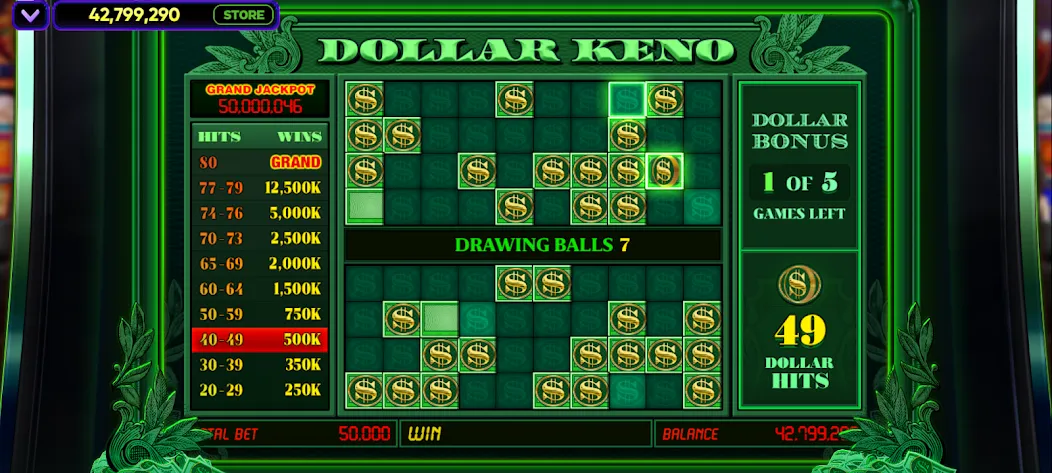 Vegas Keno (Вегас Кено) [МОД Меню] APK Android Screenshot 3