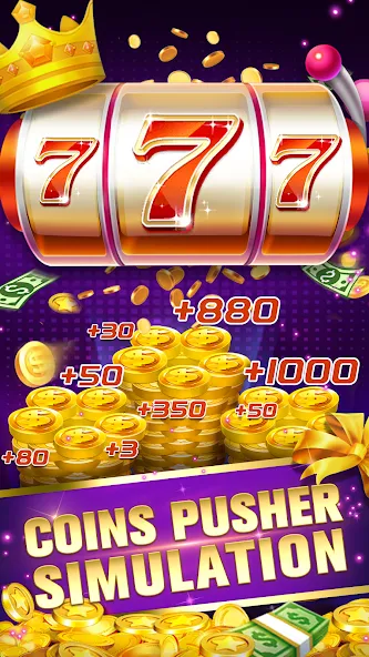 Daily Pusher Slots 777 (Дейли Пушер Слотс 777) [МОД Все открыто] APK Android Screenshot 2