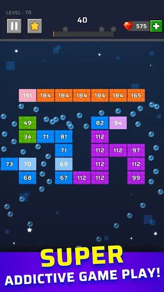 Brick Out - Shoot the ball (Брик Аут) [МОД Меню] APK Android Screenshot 3