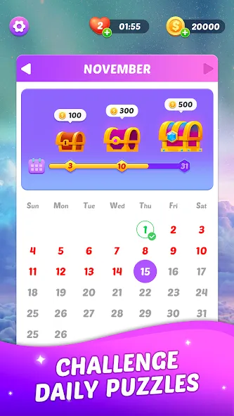 Match Tile Scenery (Матч Тайл Сценери) [МОД Mega Pack] APK Android Screenshot 5