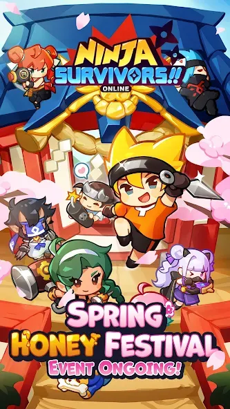 Ninja Survivors Online (Ниндзя Выжившие Онлайн) [МОД Много денег] APK Android Screenshot 1