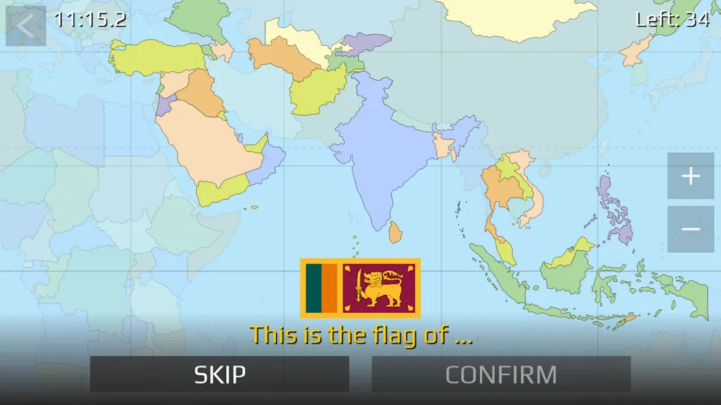 World Map Quiz [МОД Много денег] APK Android Screenshot 2