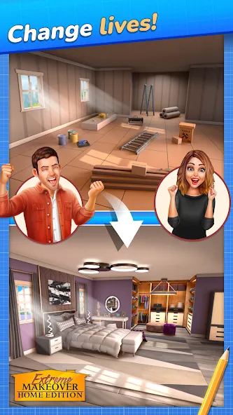 Extreme Makeover: Home Edition (Экстриммакеовер) [МОД Меню] APK Android Screenshot 1