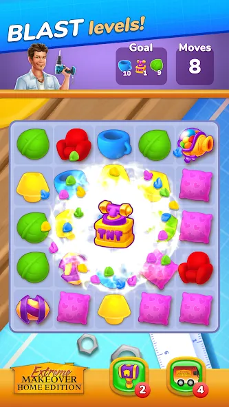 Extreme Makeover: Home Edition (Экстриммакеовер) [МОД Меню] APK Android Screenshot 3