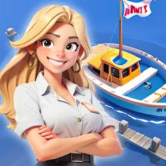 Idle Seafood Market -Tycoon (Айдл Сифуд Маркет) [МОД Unlocked] APK Android