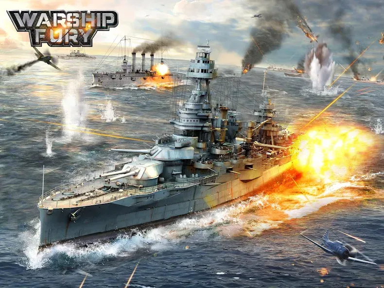 Warship Fury [МОД Много денег] APK Android Screenshot 5
