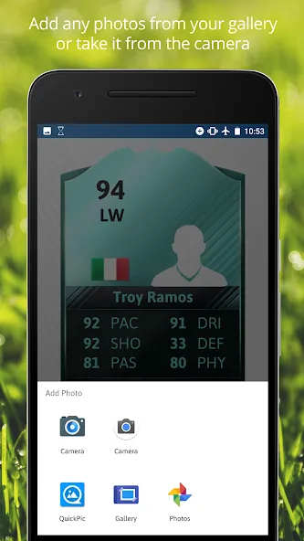 FUT Card Creator 23 (ФУТ Кард Криэйтор 23) [МОД Много денег] APK Android Screenshot 5