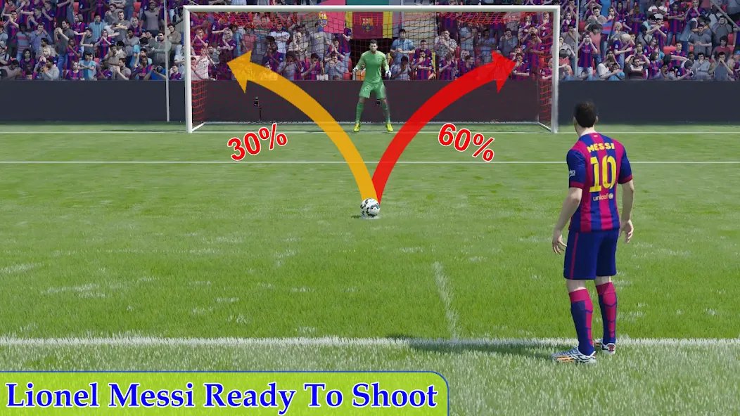 Football Champion Soccer Kick (Футбольный чемпион удар по мячу) [МОД Все открыто] APK Android Screenshot 2