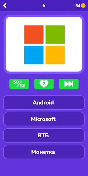 Угадай логотип на русском [МОД Бесконечные монеты] APK Android Screenshot 2
