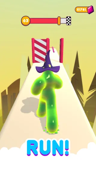 Blob Runner 3D (Блоб Раннер 3Д) [МОД Premium] APK Android Screenshot 1
