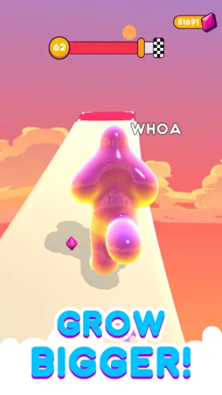 Blob Runner 3D (Блоб Раннер 3Д) [МОД Premium] APK Android Screenshot 2