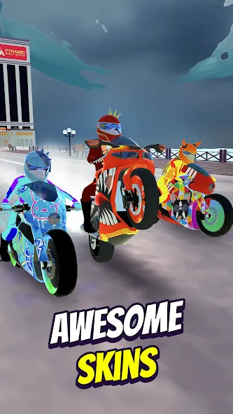 Wild Wheels: Bike Racing (Уайлд Вилз) [МОД Unlocked] APK Android Screenshot 3