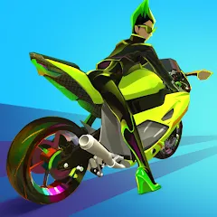 Wild Wheels: Bike Racing (Уайлд Вилз) [МОД Unlocked] APK Android
