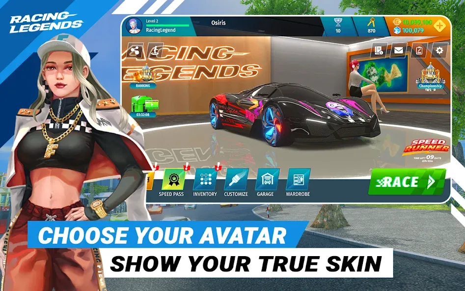 Racing Legends Funzy (Расинг Легендс Фанзи) [МОД Mega Pack] APK Android Screenshot 2