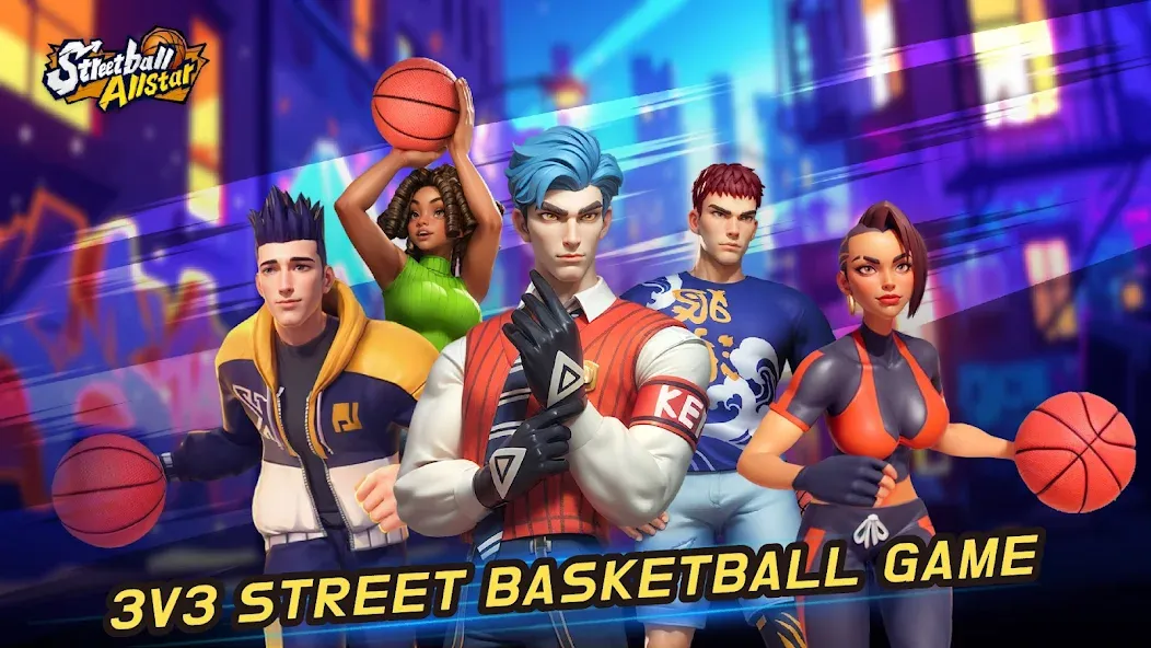 Streetball Allstar (тритбол Оллстар) [МОД Много денег] APK Android Screenshot 1